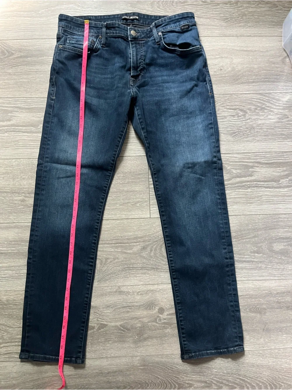 Mavi Medium Wash Straight Leg Denim Classic Preppy Blue Jeans Size 34” X 32”